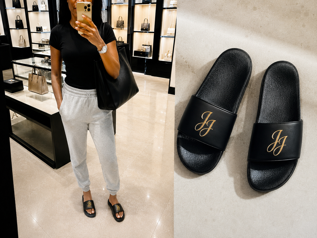 Journeys with JoJo Women's Slide Sandals — Black
